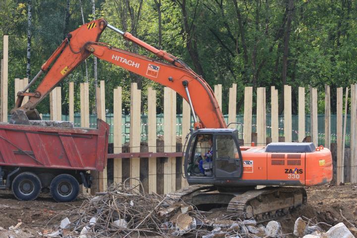 Компания Техоптимум-земляные работы.
Гусеничный экскаватор Hitachi ZX 330 компании Техоптимум.